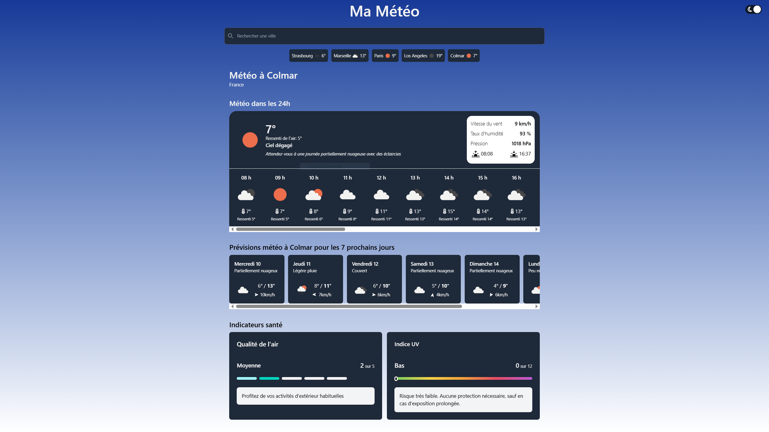 photo projet app-météo