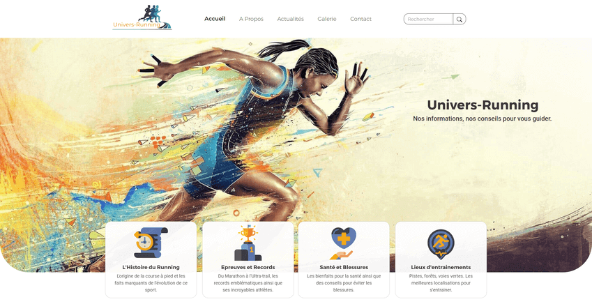 univers running picture